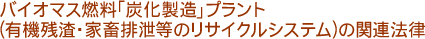 バイオマス燃料「炭化製造」プラント